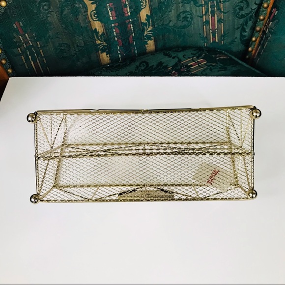 Metal Desk Letter Organizer With Name Slot - 9.75”x4” - Picture 3 of 8